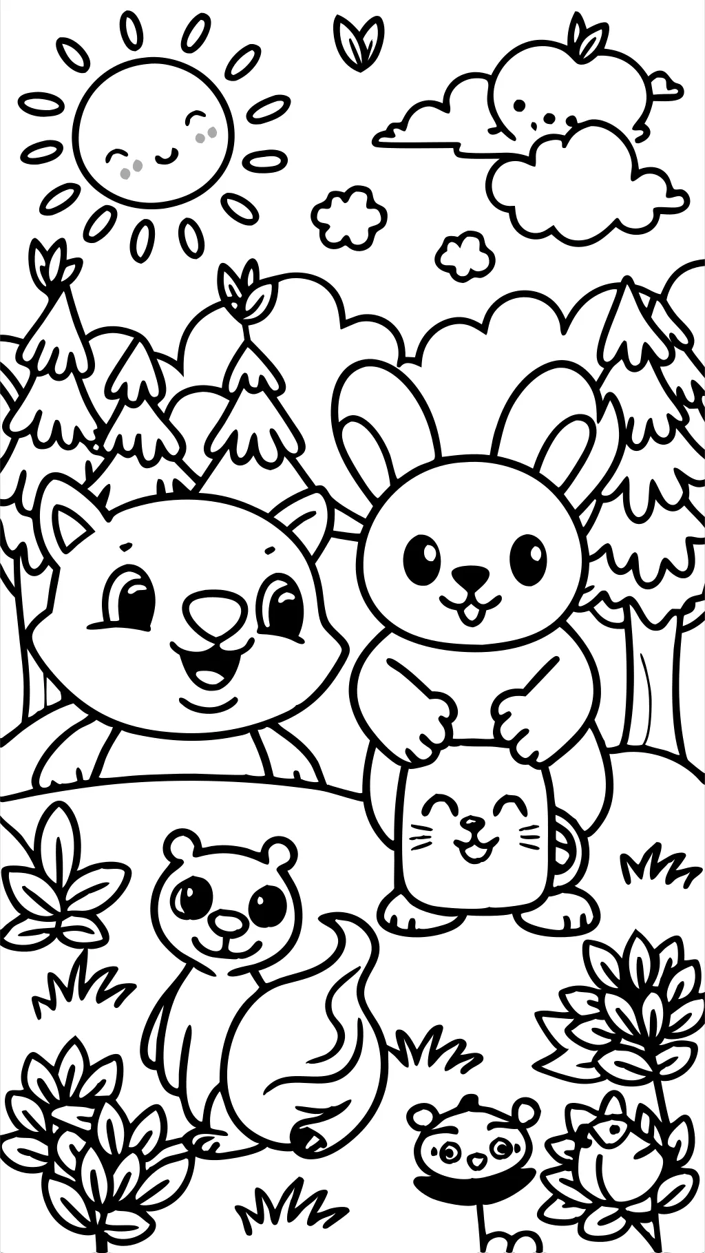 cartoons coloring pages